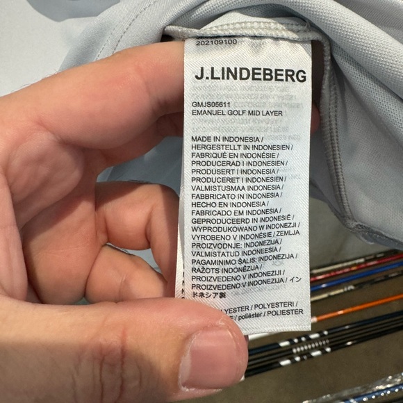 NWOT. Large J. Lindeberg Emanuel golf misplayed - Picture 5 of 6